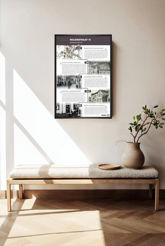 Poster met lijst 45 x 30cm